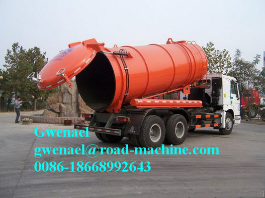 4m3 - 16m3 Sewage Sewage Suction Truck Dumping System With High Pressure Italian Jurop