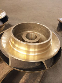 Brass / copper alloy impellers in centrifugal pump , copper casting water pump parts