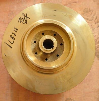High pressure impeller centrifugal pump impeller sand blasting , heat treatment
