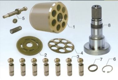 Mixer Truck Piston Pump Repair Parts LINDE BMF186 BMF105 BMF260 Motor