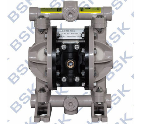 Pneumatic Positive Displacement Pump Thermoplastic / Rubber Diaphragm Pump