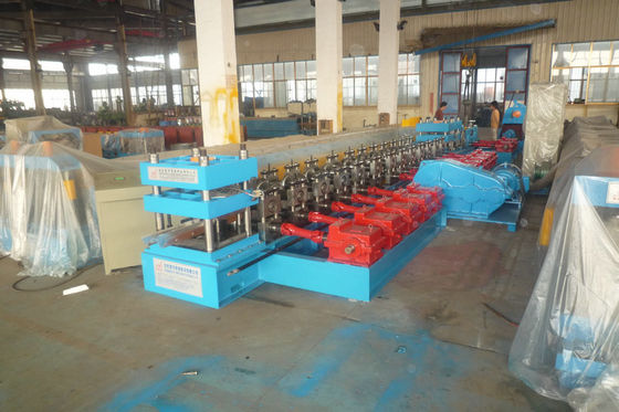 CNC Guardrail Beam Rolling Forming Machine 45 tims/min For Crash Barrier