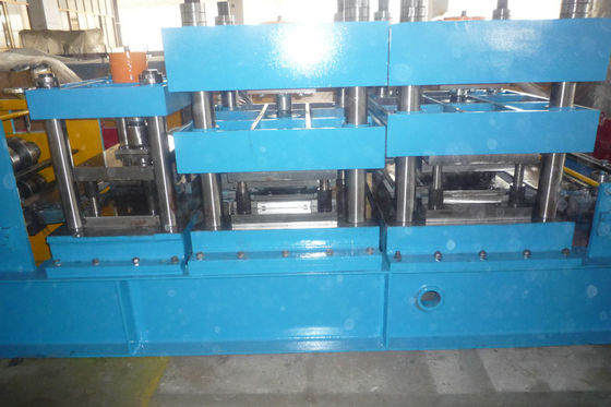 CNC Guardrail Beam Rolling Forming Machine 45 tims/min For Crash Barrier